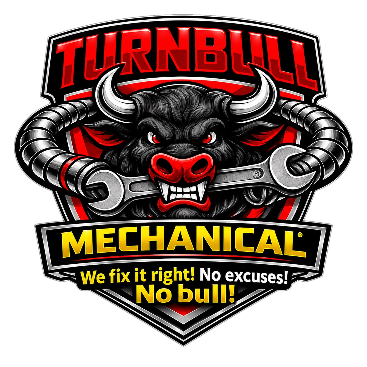 Turnbull Mechanical bull logo